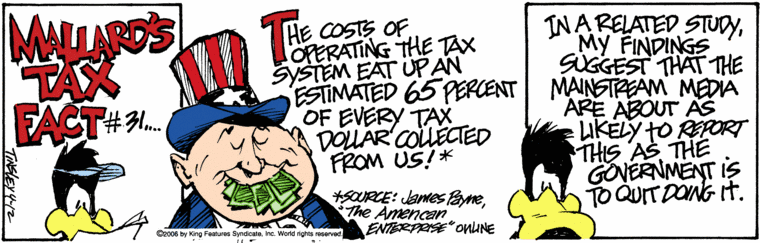 Mallard Fillmore on taxes